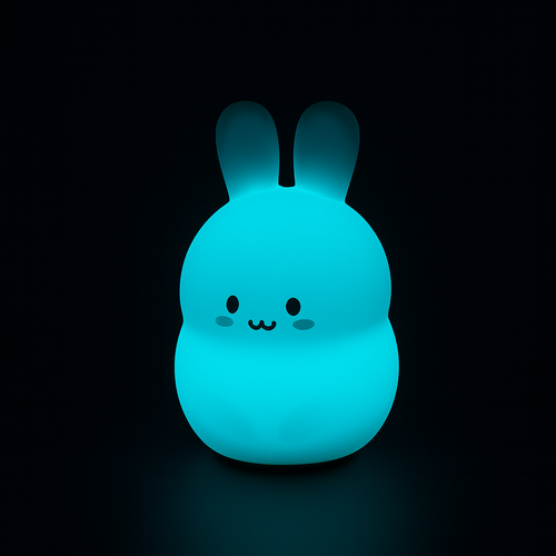 7 Colours Bunny Sillicon Night Light for kids