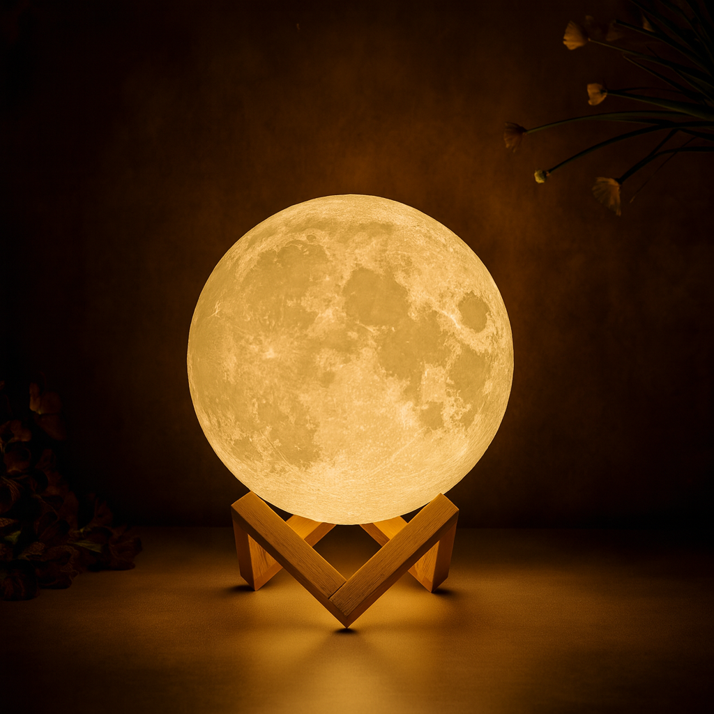 3D Moon Lights Simulated  Children Kids Room Decorarive Night Lamp