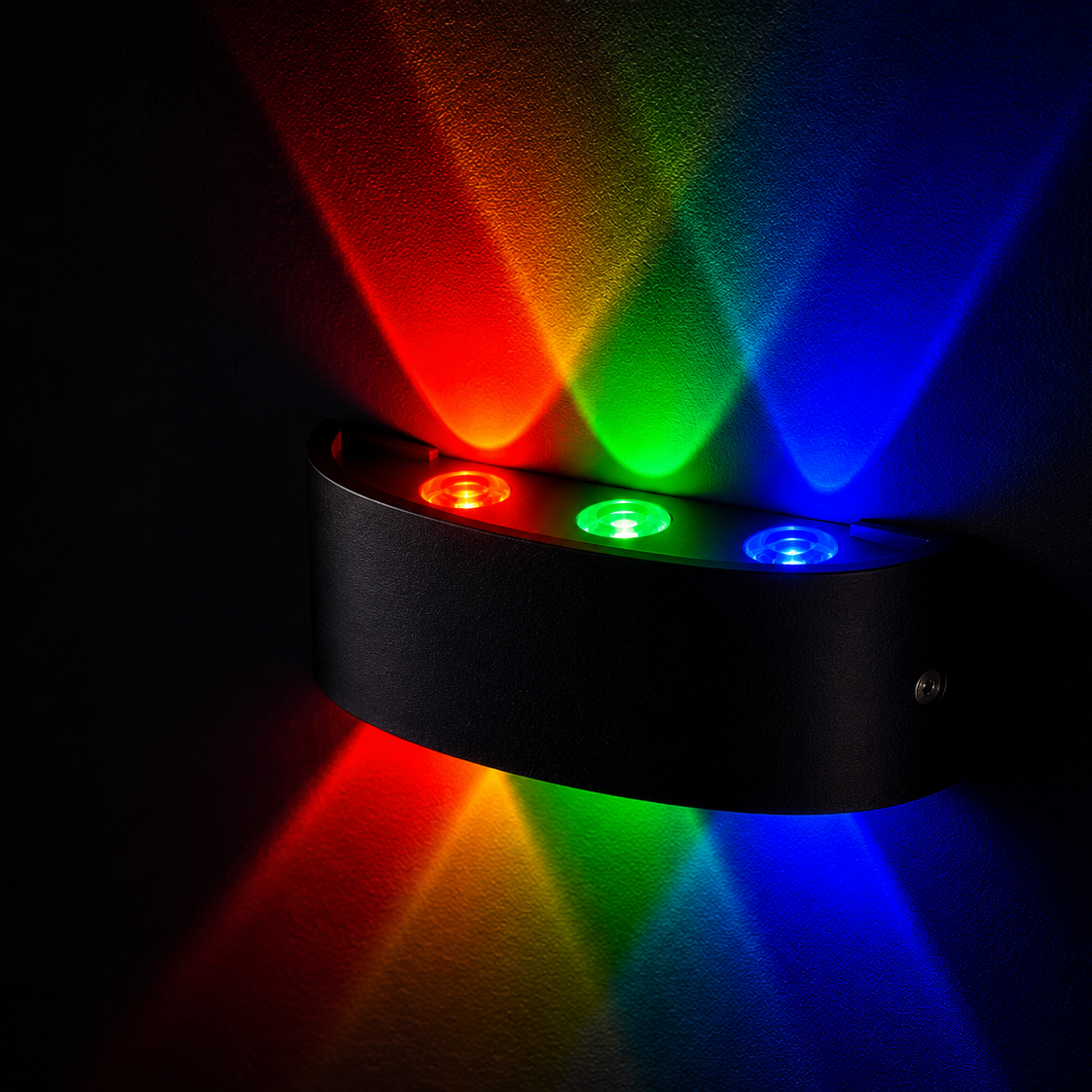 Decorative LED Wall Sconce with Rainbow Effect