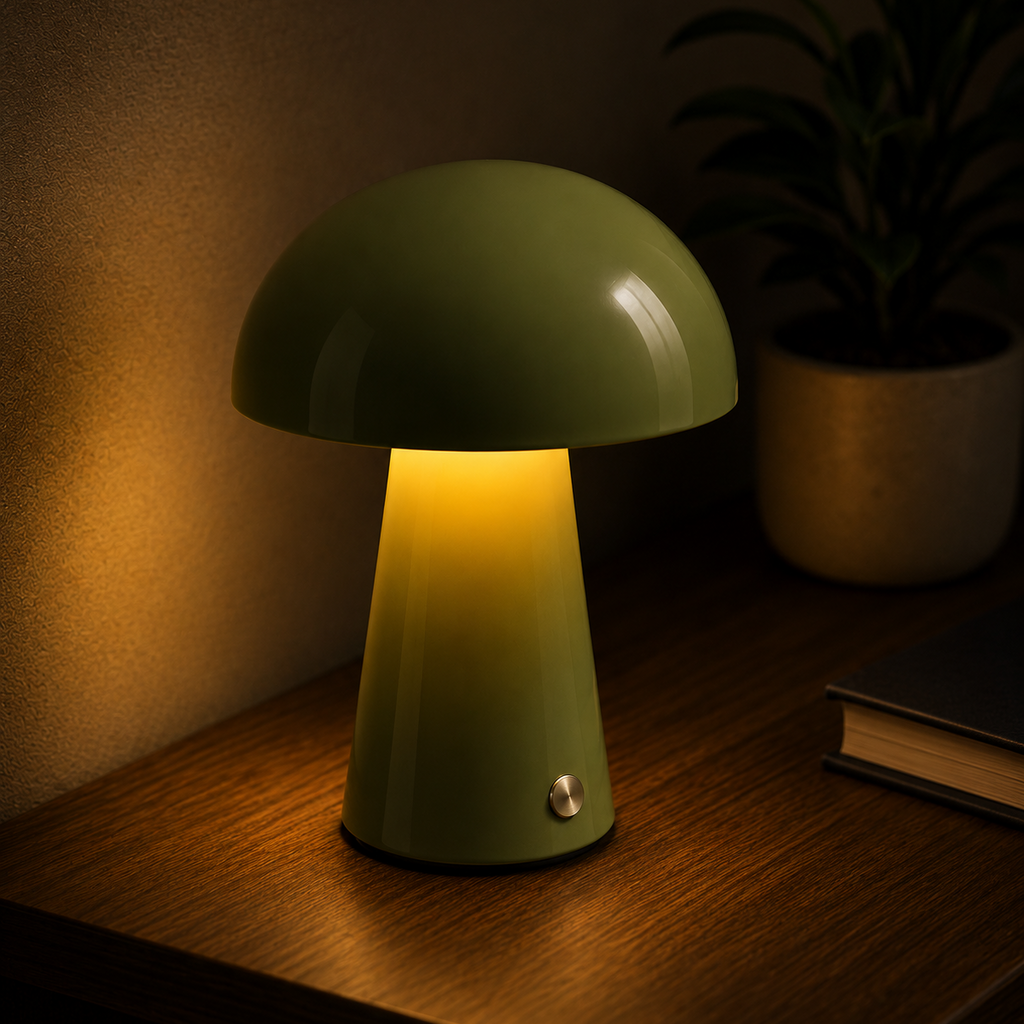 Wood Effect LED Lamp Luxury Modern Style