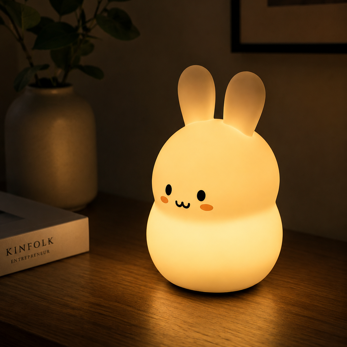 7 Colours Bunny Sillicon Night Light for kids