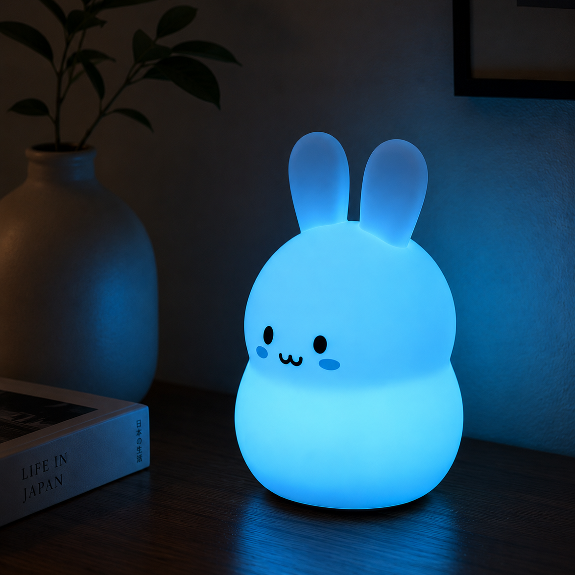 7 Colours Bunny Sillicon Night Light for kids