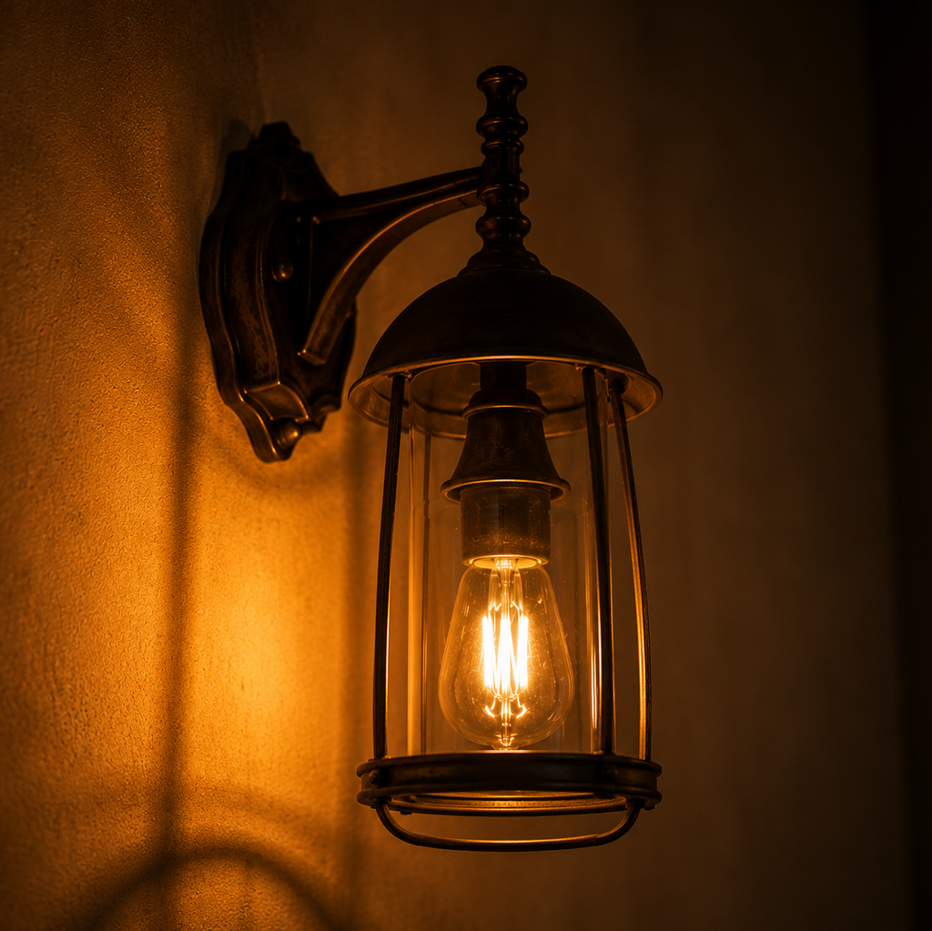 Wall Lamp Light Villas Hanging Electric Glass Lantern Lamp