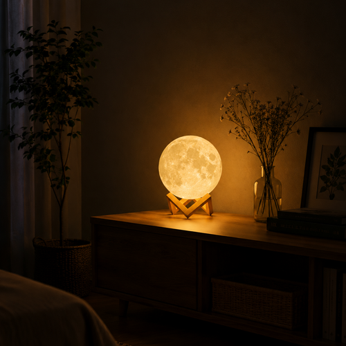 3D Moon Lights Simulated  Children Kids Room Decorarive Night Lamp