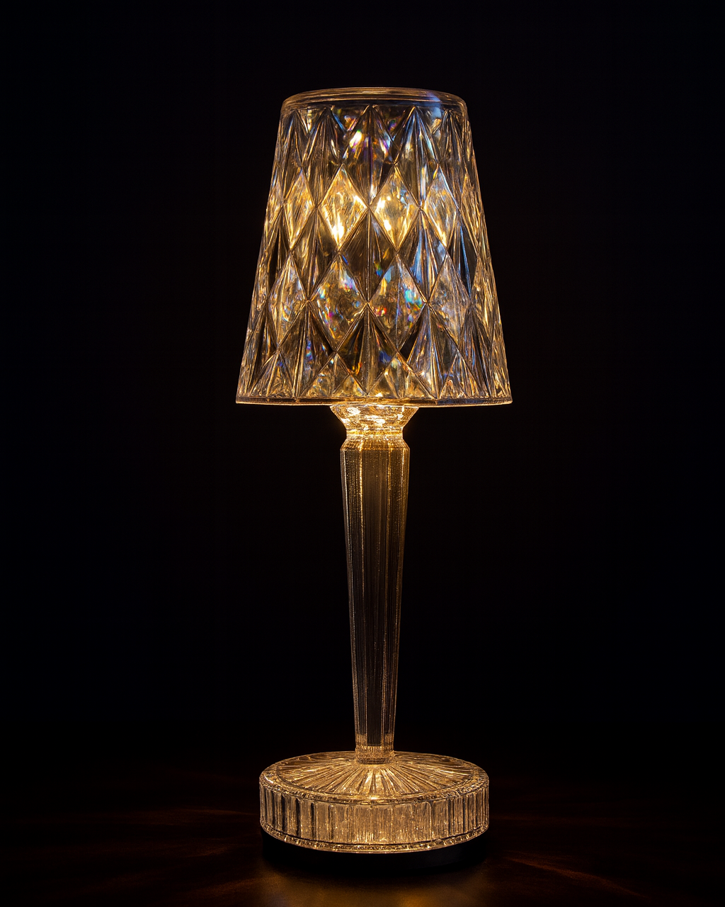 Hand Crafted Metal Gold  Table Lamp